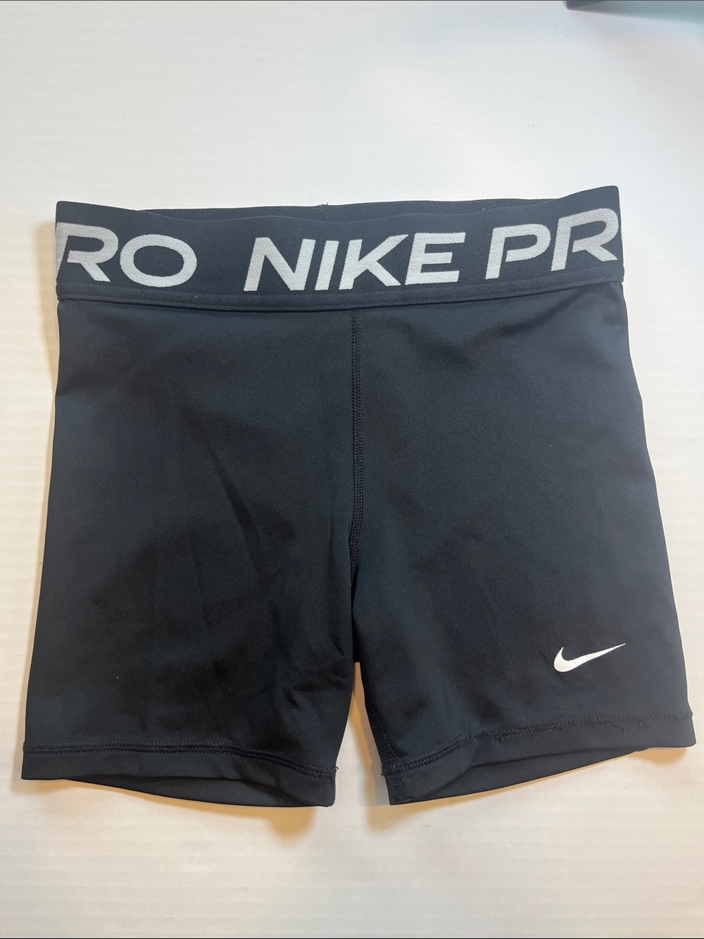 Nike Black Shorts with White Logos